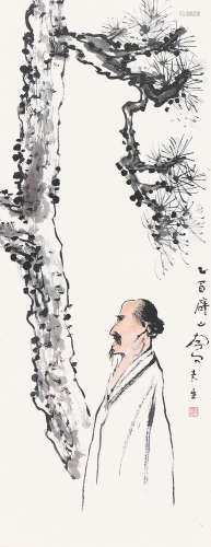 吕凤子(1886-1959)松荫高士