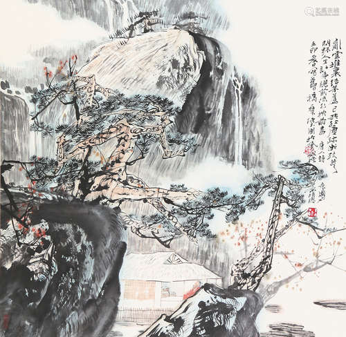 陈玉圃(b.1946)乱云堆里结茅芦