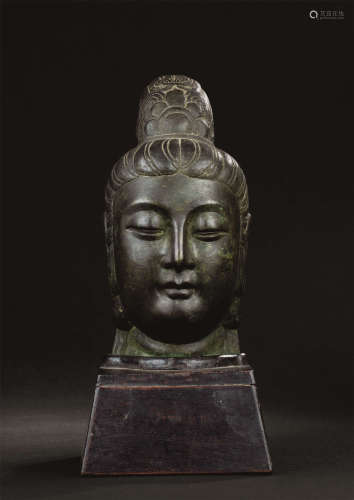 五代-宋代(907-1279) 青铜佛首