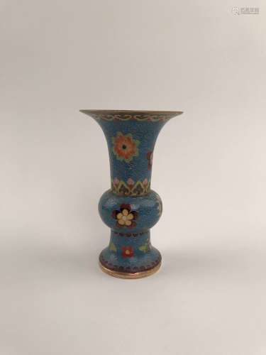 Chinese Closionne And Porcelain Vase