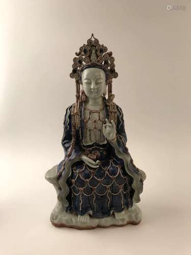 Fine Chinese Blue and White Guanyin