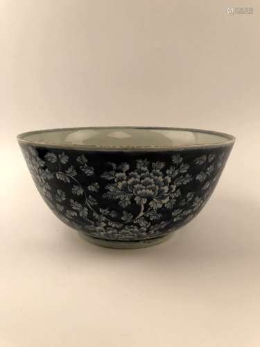 Chinese Blue and White Bowl with Kangxi Mark