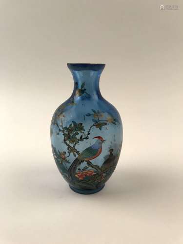 Fine Chinese Peiking Glass Bottle with Chenghua Mark