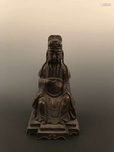Chinese Bronze Immortal Figure