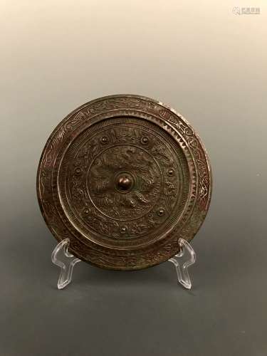 Chinese Antique Bronze Mirror