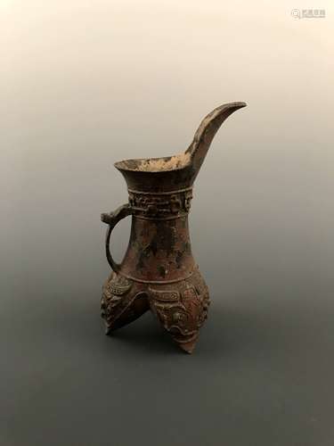 Chinese Han Style Bronze Jar