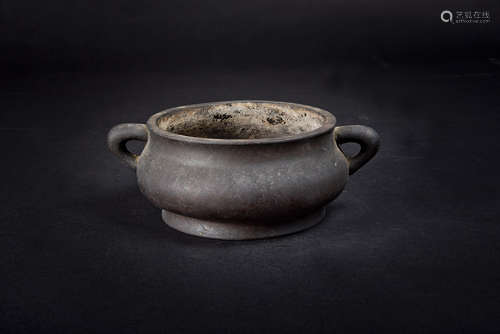 Bronze Censer with Dragon Handles, Xuande Mark