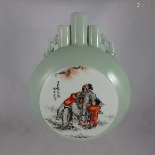 Chinese Famille Rose Porcelain Vase