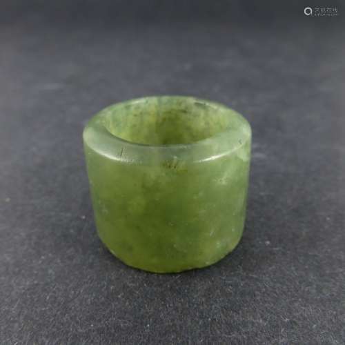 Chinese Qing Dynasty Jade Thumb Ring