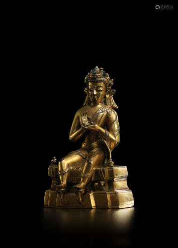 15世纪 宝冠弥勒佛像