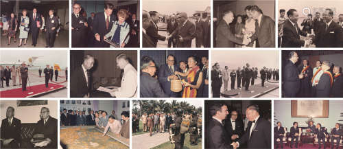 1972年-1974年（民国61年-民国63年）台湾对外交流组照
