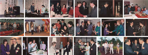 1985年-1993年（民国74年-民国82年）台湾对外交流组照