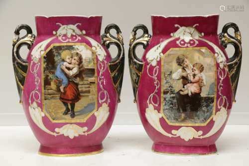 Pair of European Vases