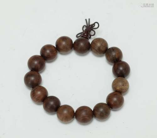 Chinese Wood Beads Bracelet