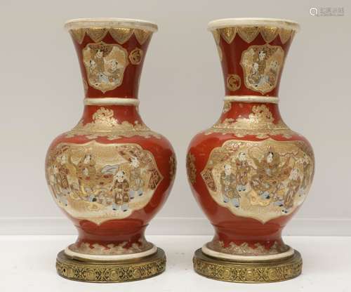 Pair of Japanese Vases