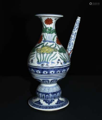 Chinese Blue/White Porcelain Ewer