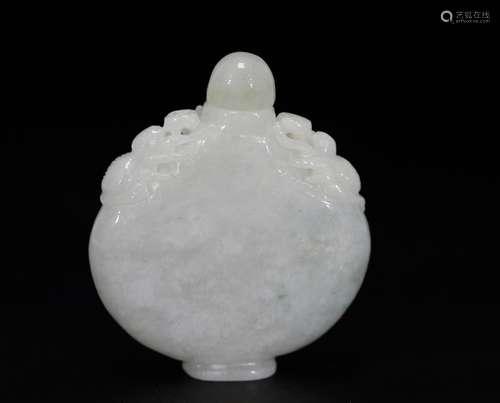 Chinese Jadeite Snuff Bottle