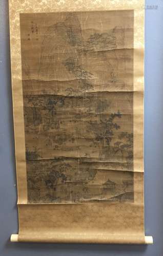 Chinese Ink/Color Scroll Painting