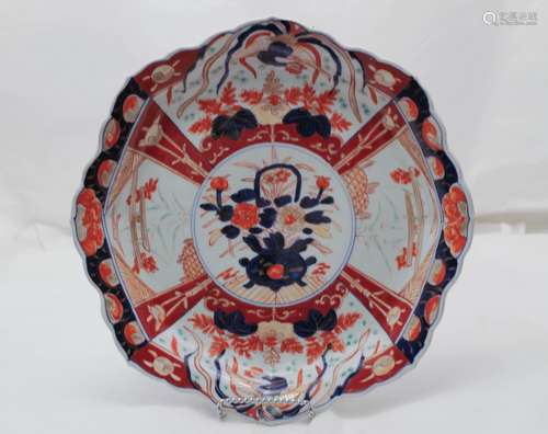 Mei Ji Period Japanese Imari Porcelain Plate