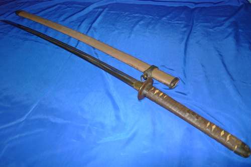 WWII Japanese Samurai Sword Navy Officer singed