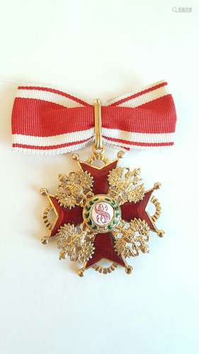 Imperial Russian Gold Order of St.Stanislaus 2nd c