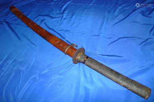 Antique Japanese Samurai Sword Early 1600's signed