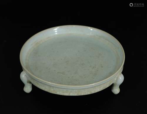 Chinese Celadon Glazed Porcelain Plate