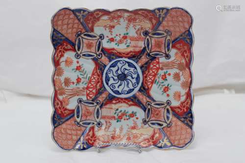 Mei Ji Period Japanese Imari Porcelain Plate