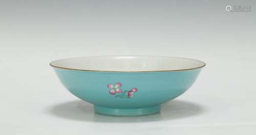 Chinese Blue Underglaze Porcelain Bowl