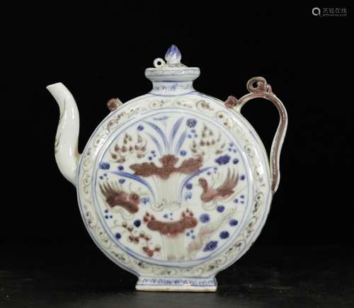 Chinese WuCai Porcelain Ewer