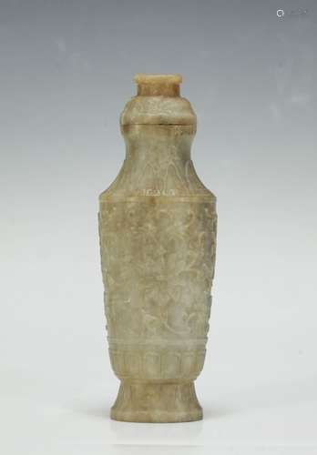 Chinese Carved Jade Vase