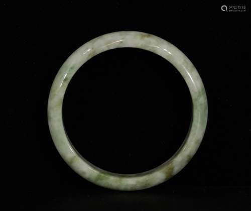 Chinese Jadeite Bangle w/ Certificate