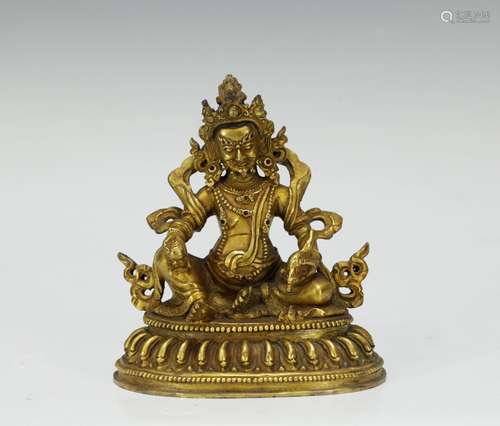 Chinese Gilt Bronze Buddha