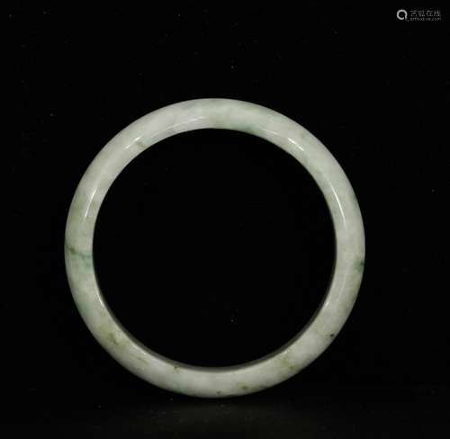 Chinese Jadeite Bangle w/ Certificate