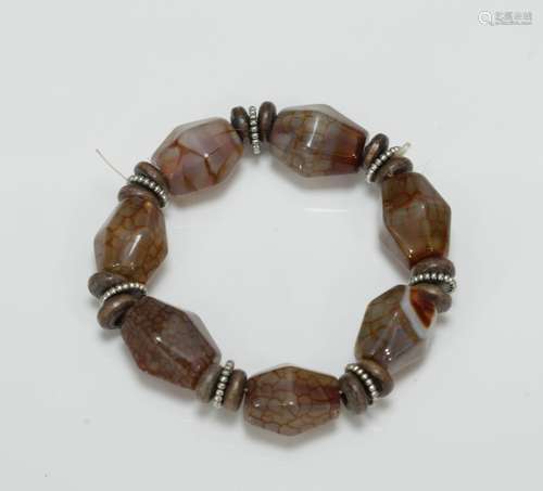 Chinese Agate Bracelet