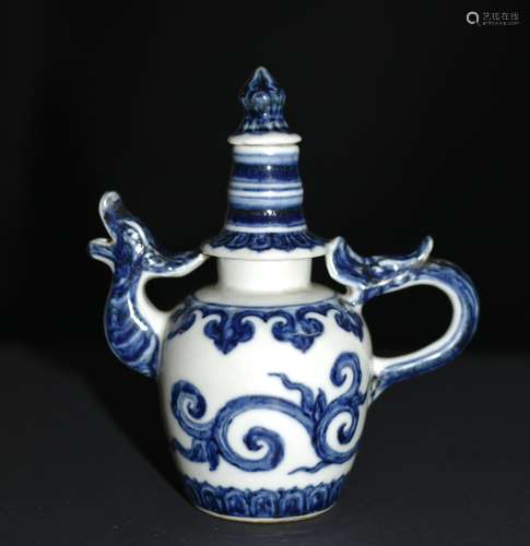 Chinese Blue/White Porcelain Ewer