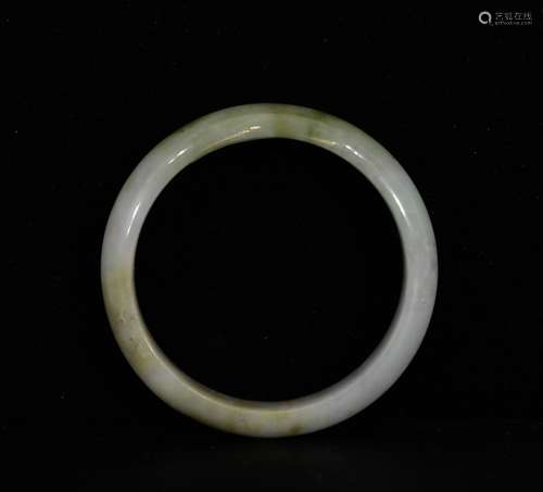 Chinese Jadeite Bangle w/ Certificate