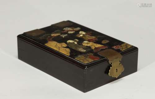 Chinese Hardwood Qing Dynasty Makeup Box