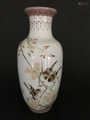 LIU YUCEN, PORCELAIN VASE