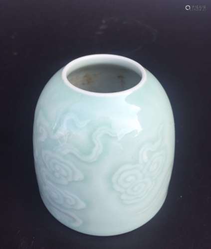 KANGXI MARK, A CELADON WASHER