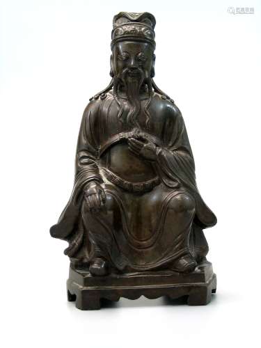 Chinese bronze figure.