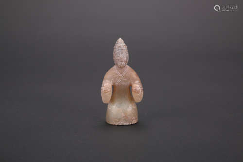 Chinese carved jade figurine
