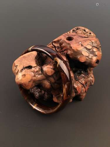 Brown Jade Bangle