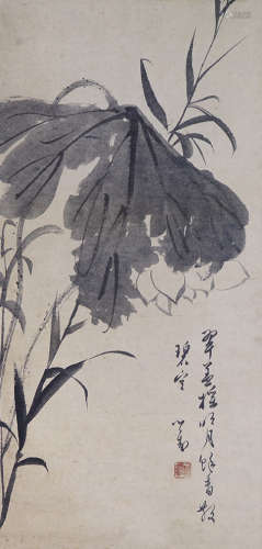 溥儒(1896-1963) 劲节清香 设色纸本 镜心