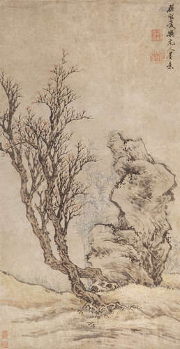 顾鹤庆 (1766-?) 山水 设色纸本 立轴