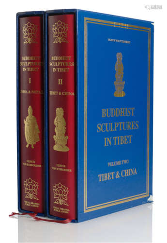 TWO VOLUMES 'BUDDHIST SCULPTURES IN TIBET'