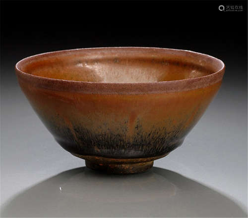 A SMALL TEMMOKU BOWL, China, Song/Yuan dynasty-Property from an old Austrian private collection-Good condition