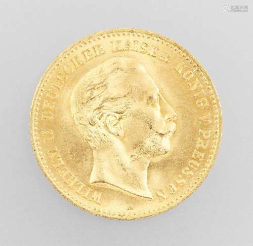 Gold coin, 10 Mark, German Reich