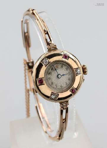 14 kt gold ladies' wristwatch approx. 1900/05s