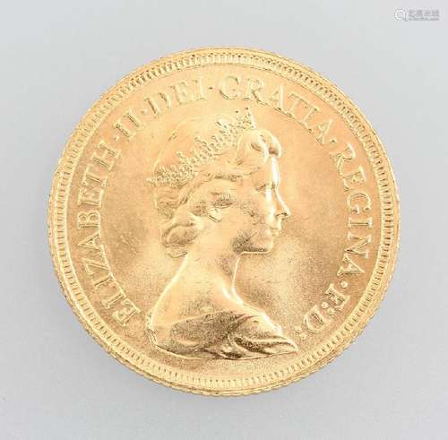 Gold coin, Sovereign, Great Britain